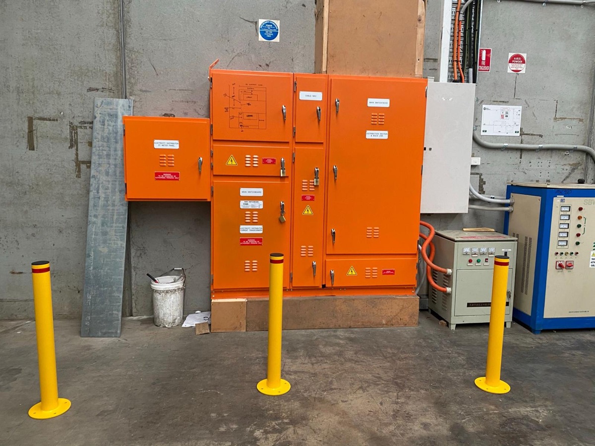 Completed commercial main switchboard installation